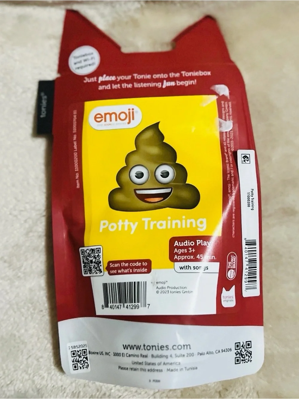 TONIES POTTY TRAINING EMOJI Audio Play Character FIGURE Figurine Tonie Toniebox